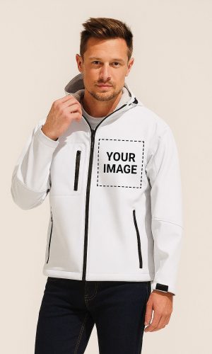 Softshell Masculino com Capuz – Modelo Replay