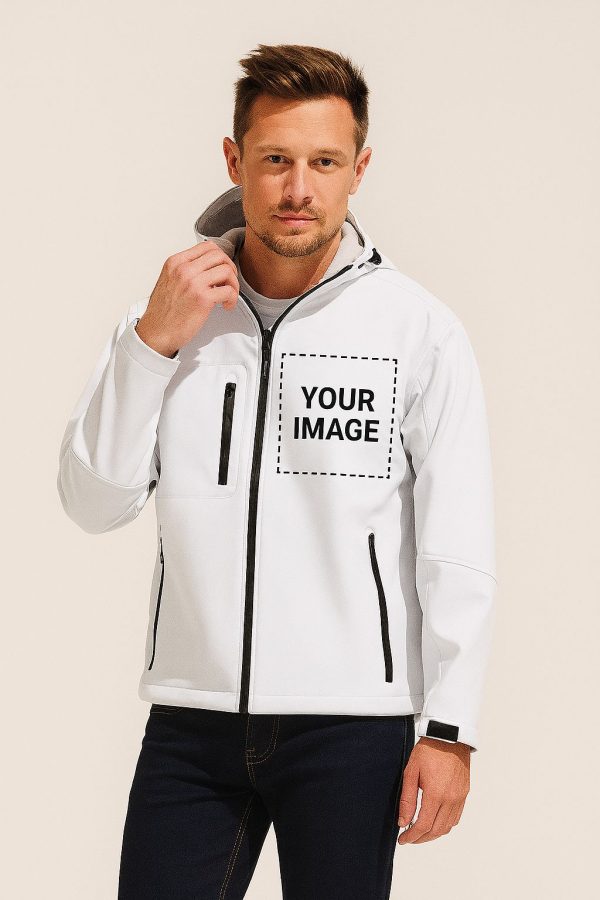 Softshell Masculino com Capuz – Modelo Replay