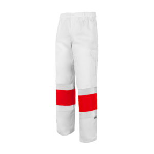 Calças multibolsos combinadas