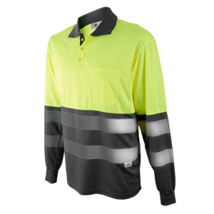 Polo algodão manga comprida combinado